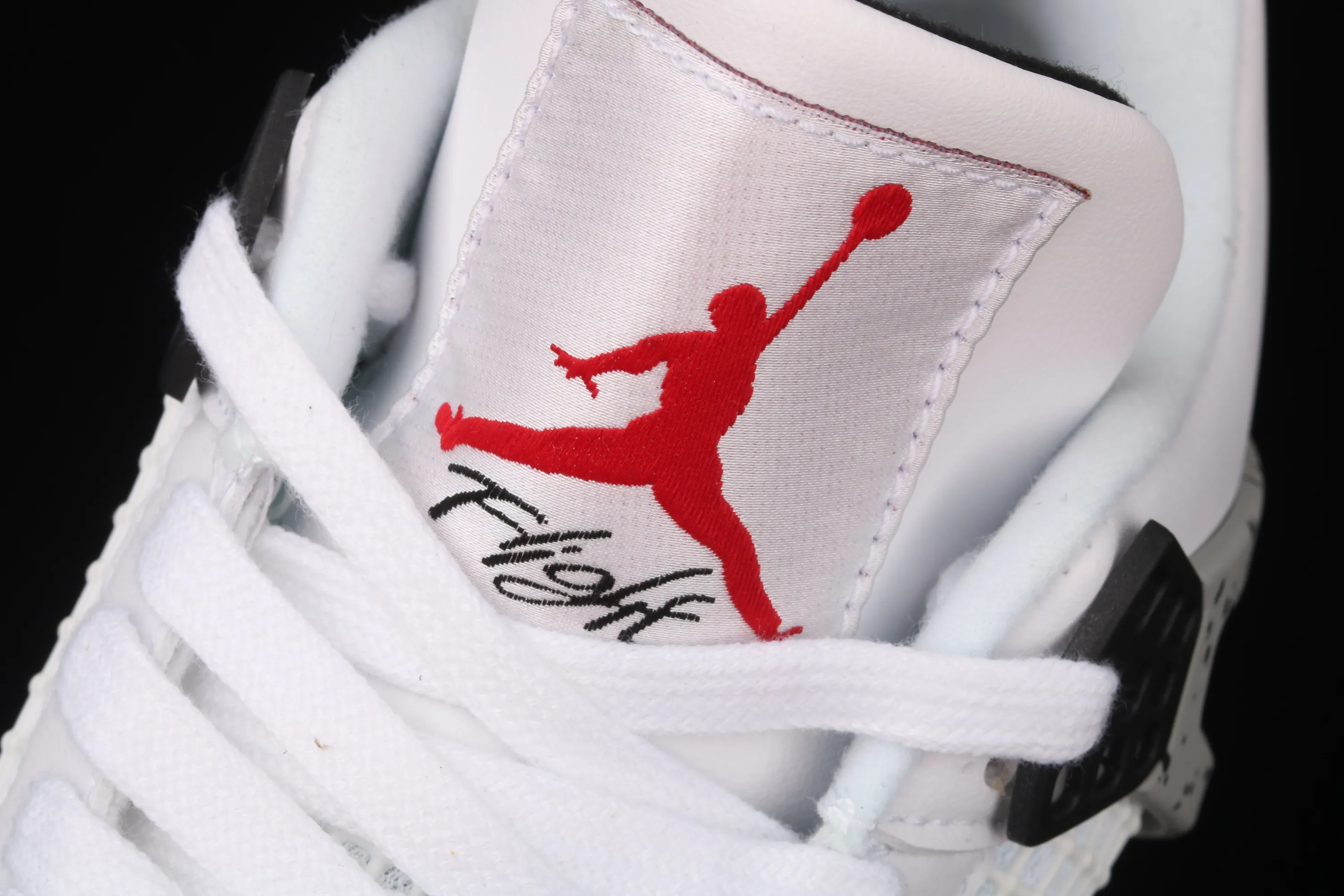 All categories Air Jordan Jordan series basketball shoes Air Jordan 4 pure original Air Jordan 4 White Cement AJ4 Joe 4 white cement white gray 840606-192